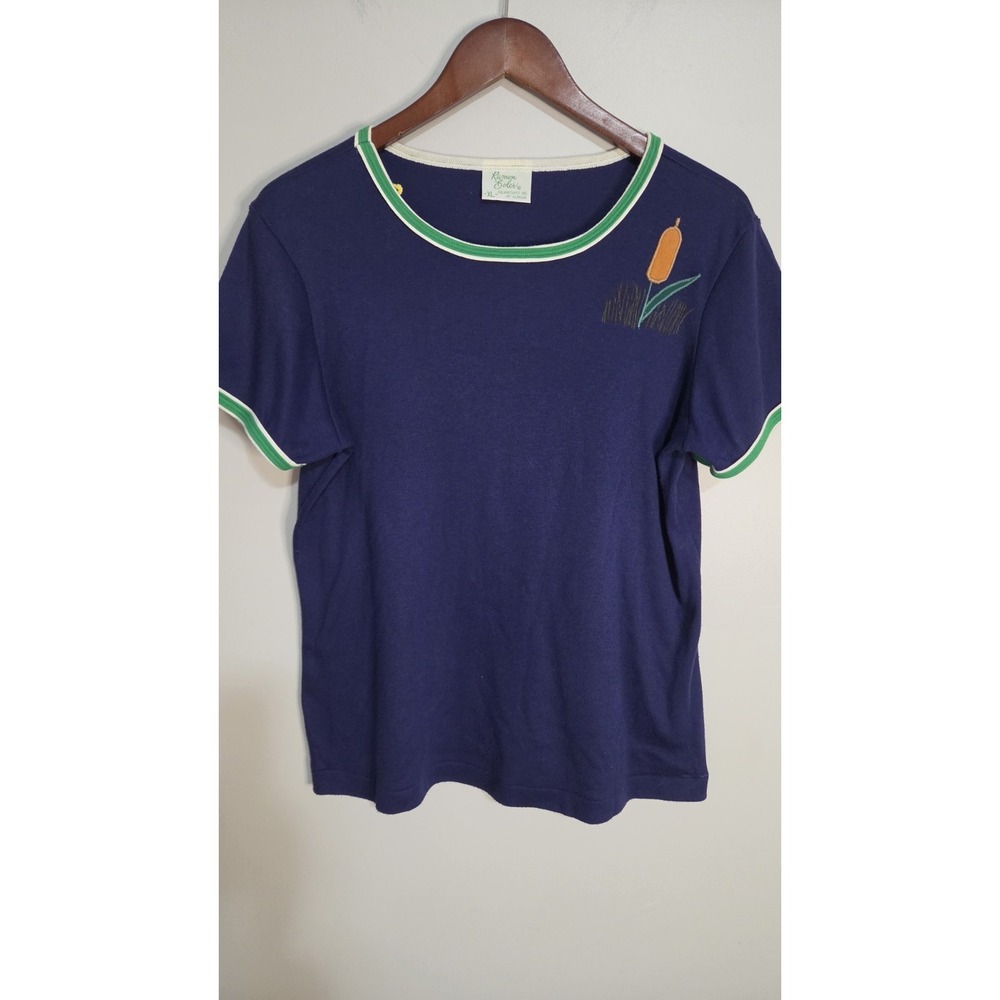 VTG Ramon Soler Malard‎ Duck Milkweed Grandmacore T-Shirt Womens Size XLarge